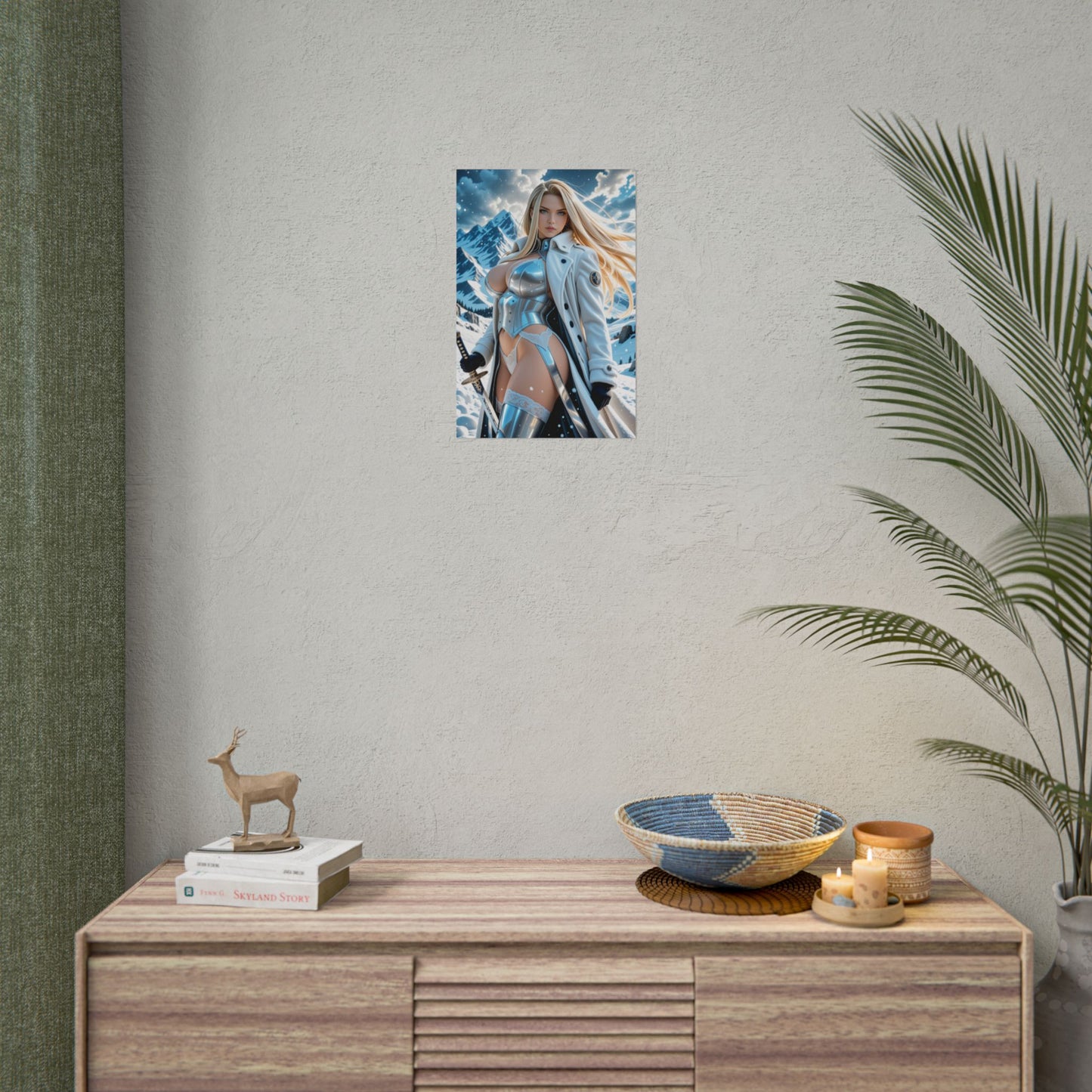 Настінний плакат з аніме-героїнею | Принт Олів'є Міри Армстронга Waifu для встановлення