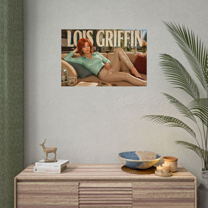 Lois Griffin Family Guy Wall Art Poster Character Decor Collector Gift