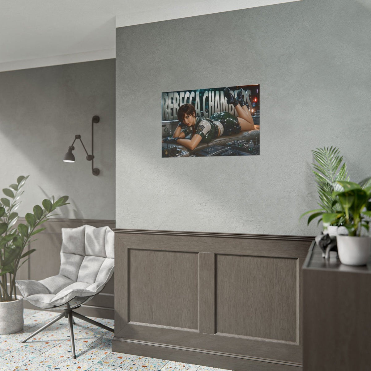 Rebecca Chambers Resident Evil Poster Gaming Wall Art Gamer Room Decor Art Print
