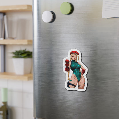 Cammy White Magnet – Street Fighter Anime Girl Fridge Magnet, Hot Fighter Decor