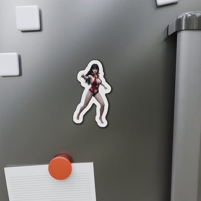 Vampirella Magnet – Classic Comic Heroine Fridge Magnet, Anime Style Decor premium die-cut vinyl fridge magnet showing Vampirella anime-style artwork