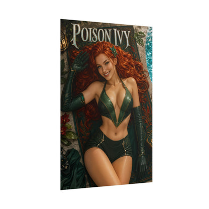 Poison Ivy Comic Poster Character Wall Art Collector Room Decor Art Print