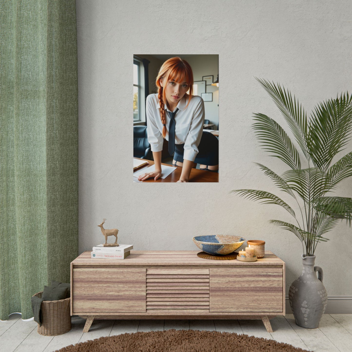 Makima Poster – Iconic Anime Heroine Wall Art for Bedroom or Office Decor