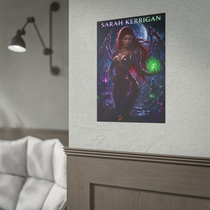 Sarah Kerrigan StarCraft Poster Blizzard Wall Art Print Decor