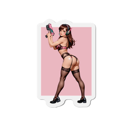 Магніт D.VA – Сексуальний магніт з аніме Overwatch, декор для холодильника з гарячою дівчиною-геймеркою