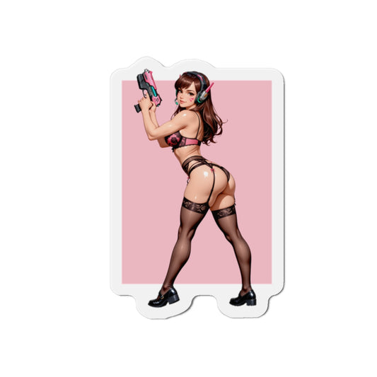 Магніт D.VA – Сексуальний магніт з аніме Overwatch, декор для холодильника з гарячою дівчиною-геймеркою
