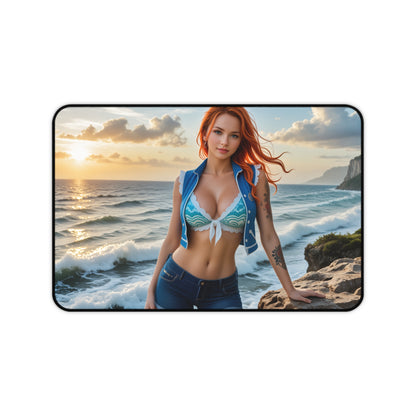Nami Gaming-Mauspad, One Piece Schreibtischunterlage, Anime Navigator Girl Setup