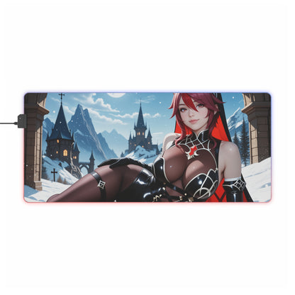 Килимок для столу Rosaria – світлодіодний RGB-підсвітлювальний килимок, ігровий комплект для дівчат з аніме Waifu