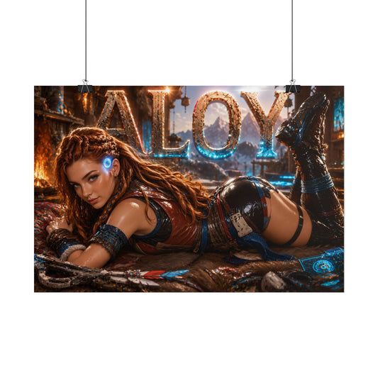 Gaming Wall Art Aloy Horizon Poster Game Room Decor Gamer Gift Print