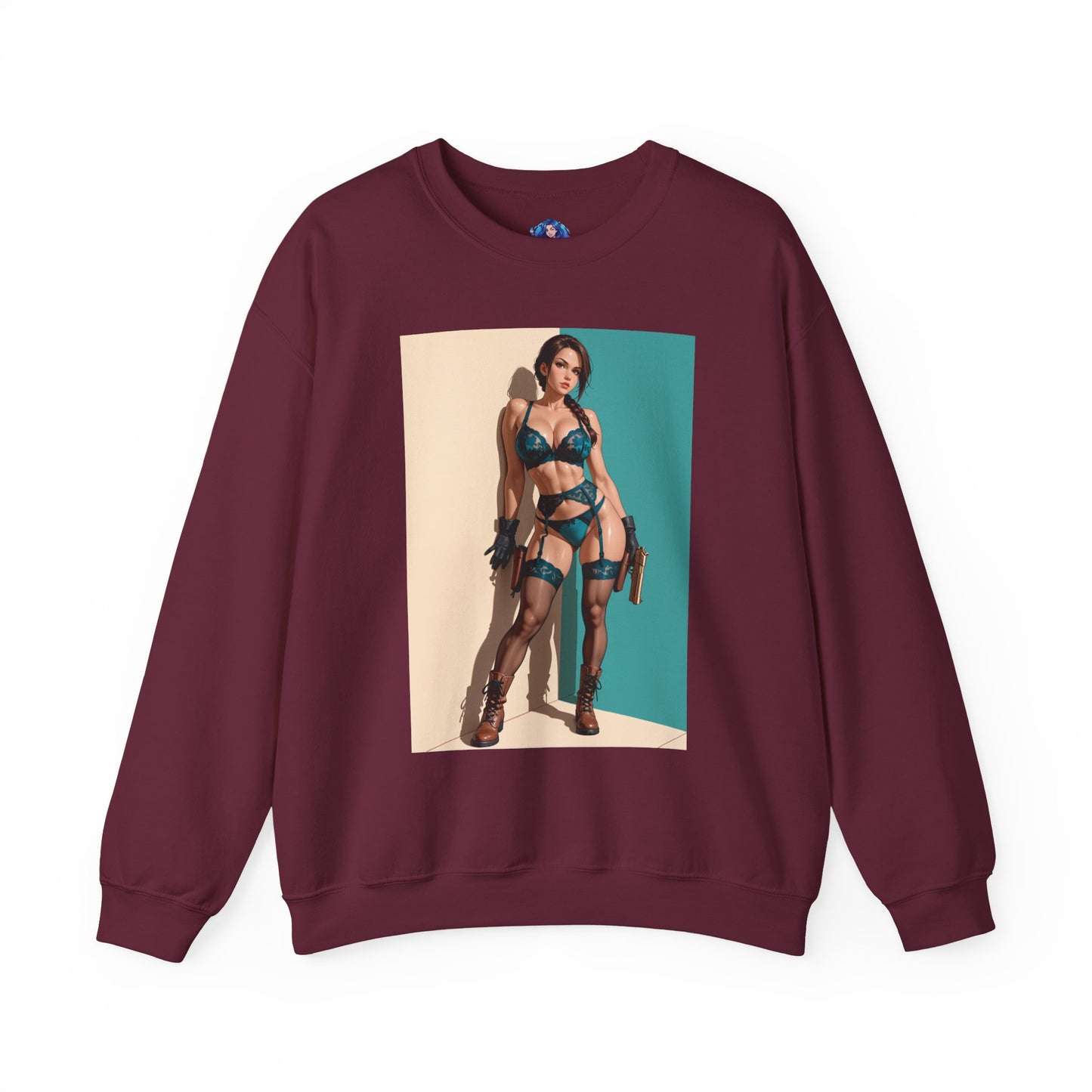 Толстовка Lara Croft, футболка з круглим вирізом Adventure Icon, ігровий одяг для щоденного носіння