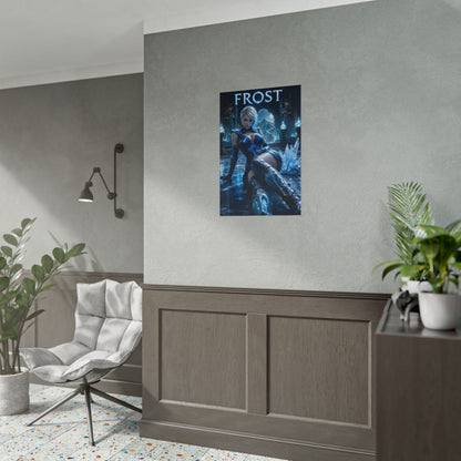 Frost Mortal Kombat Poster MK Gaming Wall Art Print Decor