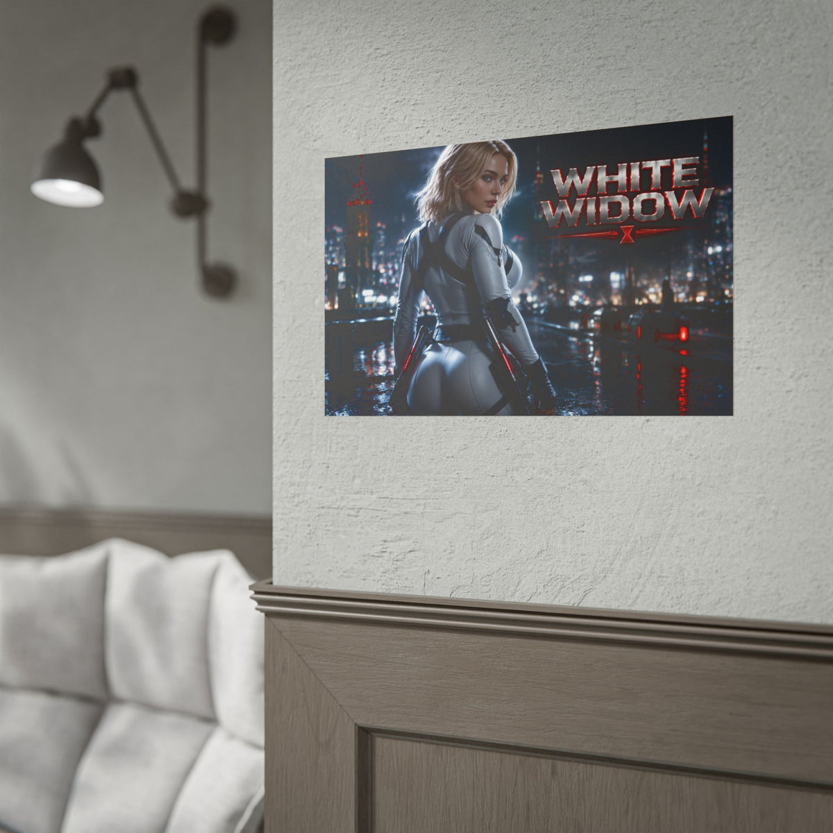 White Widow Comic Poster Character Wall Art Collector Room Decor Art Print
