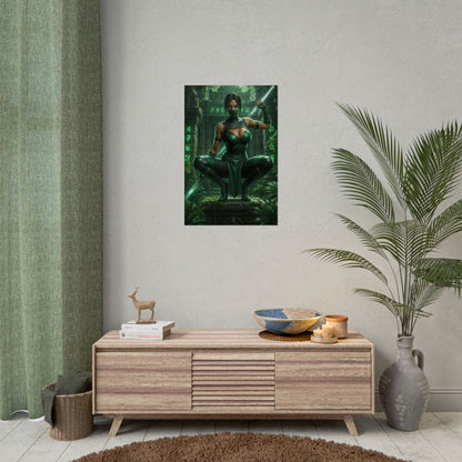 Jade Mortal Kombat Poster – Iconic Ninja Heroine Wall Art for Gamer Decor