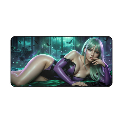 Darkstalkers Mouse Pad, Morrigan Desk Mat, Gamer Gift XXL