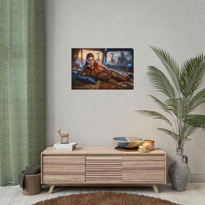 Aloy Horizon Poster, Gaming Poster, Adventure Wall Art, Room Decor