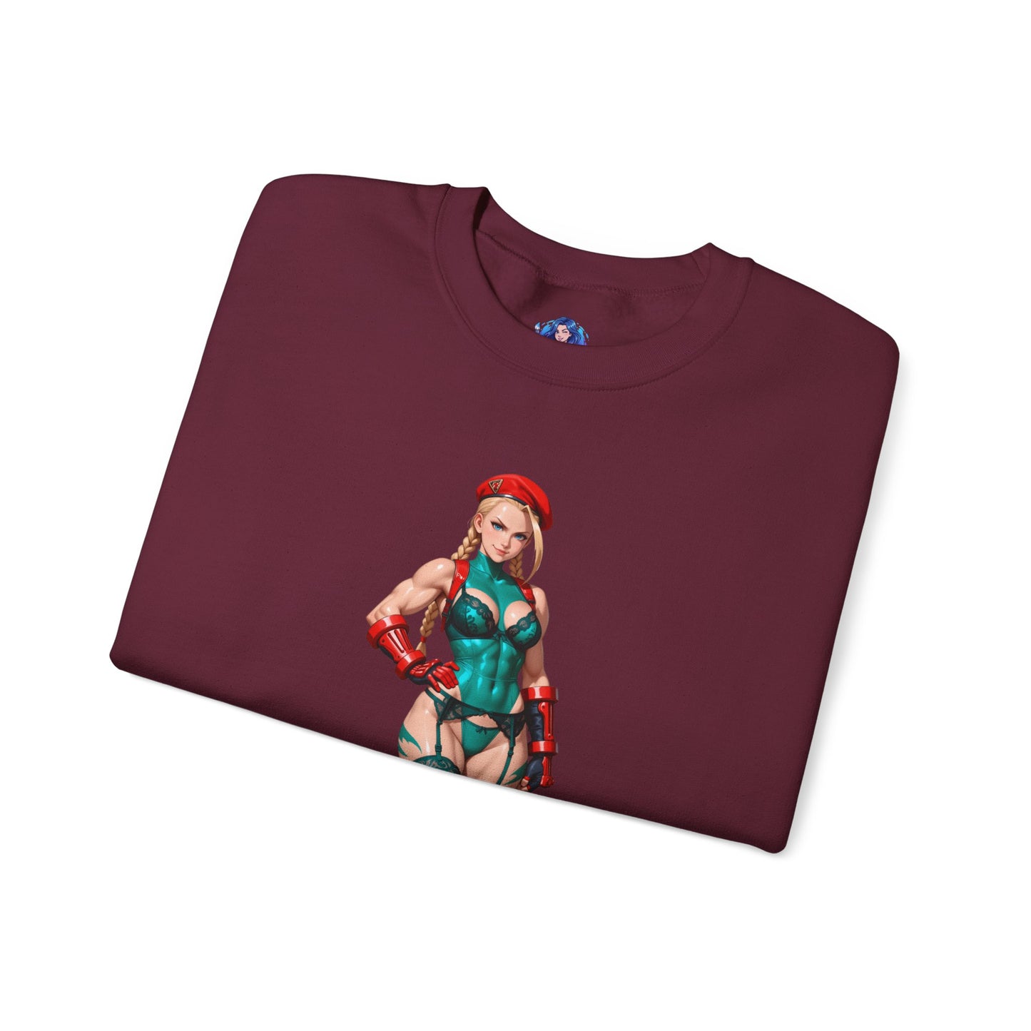 Біла толстовка Cammy, чохол Street Fighter Crewneck, одяг для фанатів Gaming Fandom