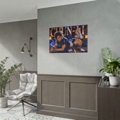 Chun Li Street Fighter Poster Gaming Wall Art Gamer Room Decor Collectible Print