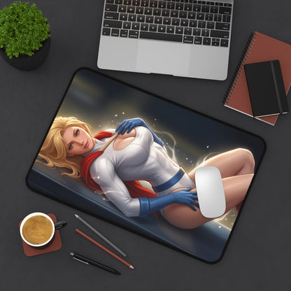 DC Comics Mouse Pad, Powergirl Desk Mat, Gamer Gift XXL