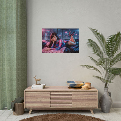D.VA Overwatch Poster, Gaming Wall Art, Anime Print, Room Decor