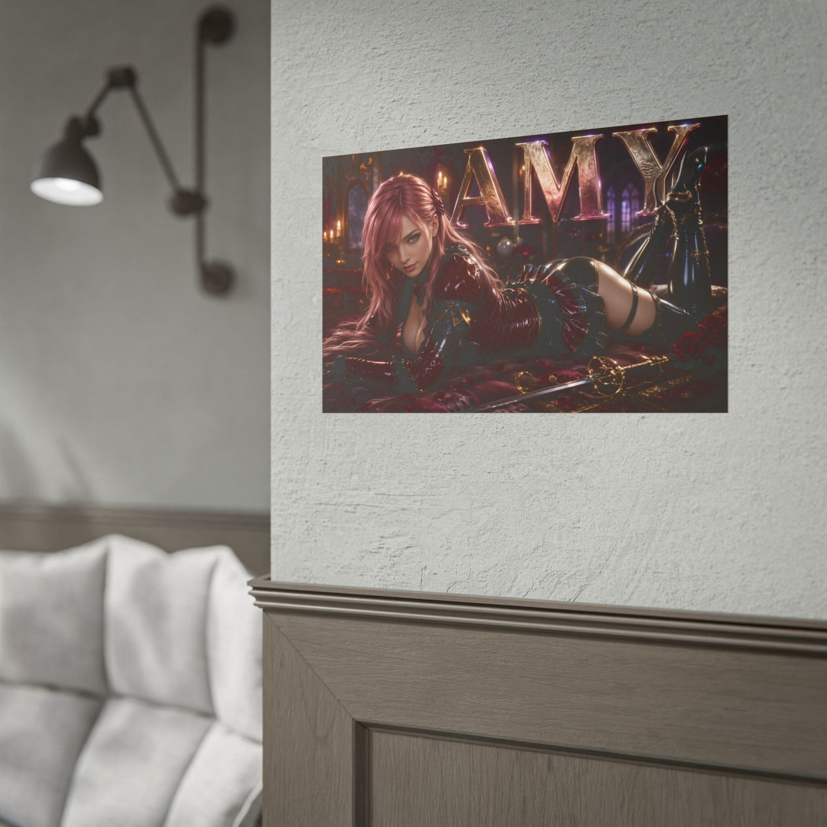Amy Sorel Soulcalibur Poster Gaming Wall Art Gamer Room Decor Collectible Print