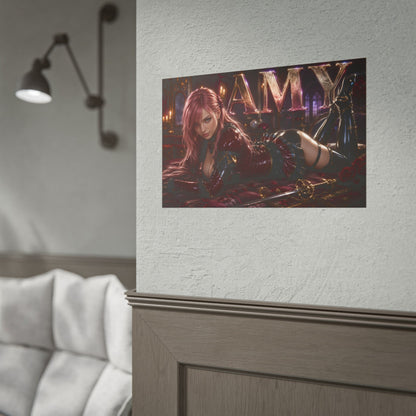 Amy Sorel Soulcalibur Poster Gaming Wall Art Gamer Room Decor Collectible Print