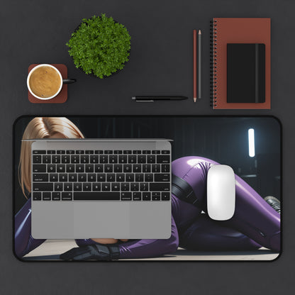 Nina Williams Desk Mat, Tekken Heroine Mouse Pad, Fighter Girl Gaming Desk Setup