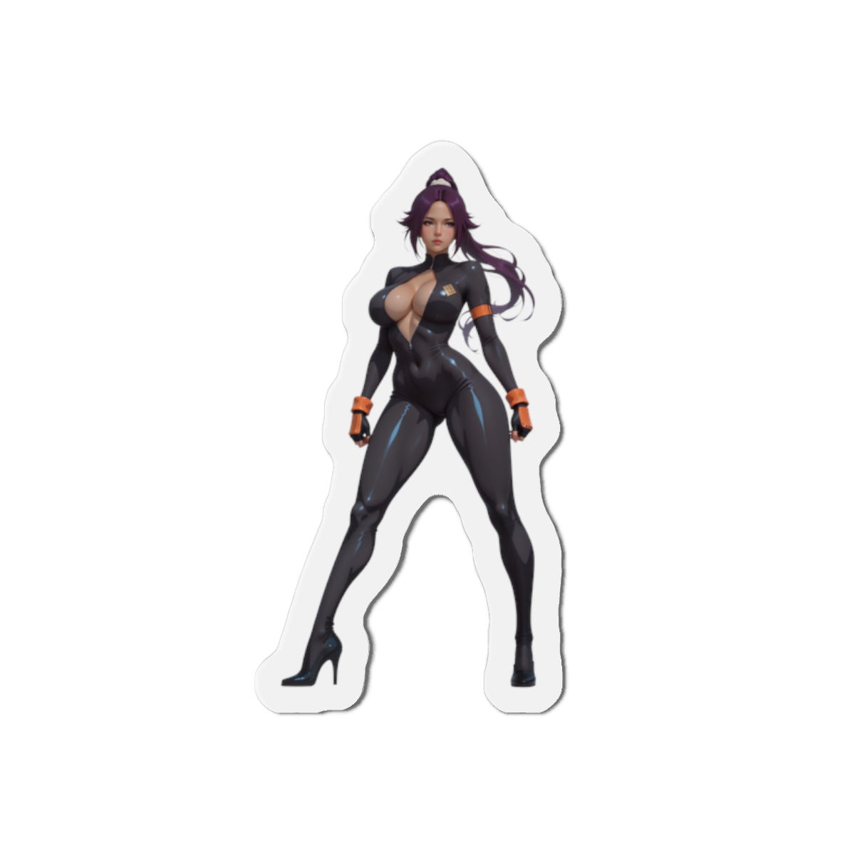 Yoruichi Shihouin Magnet – Bleach Anime Girl Fridge Magnet, Sexy Warrior Decor