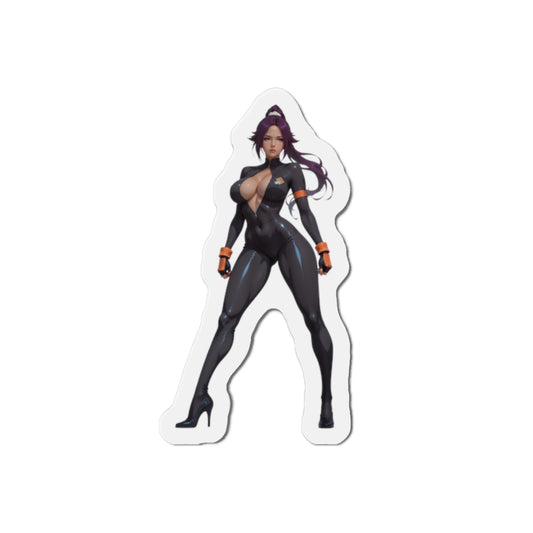 Yoruichi Shihouin Magnet – Bleach Anime Girl Fridge Magnet, Sexy Warrior Decor