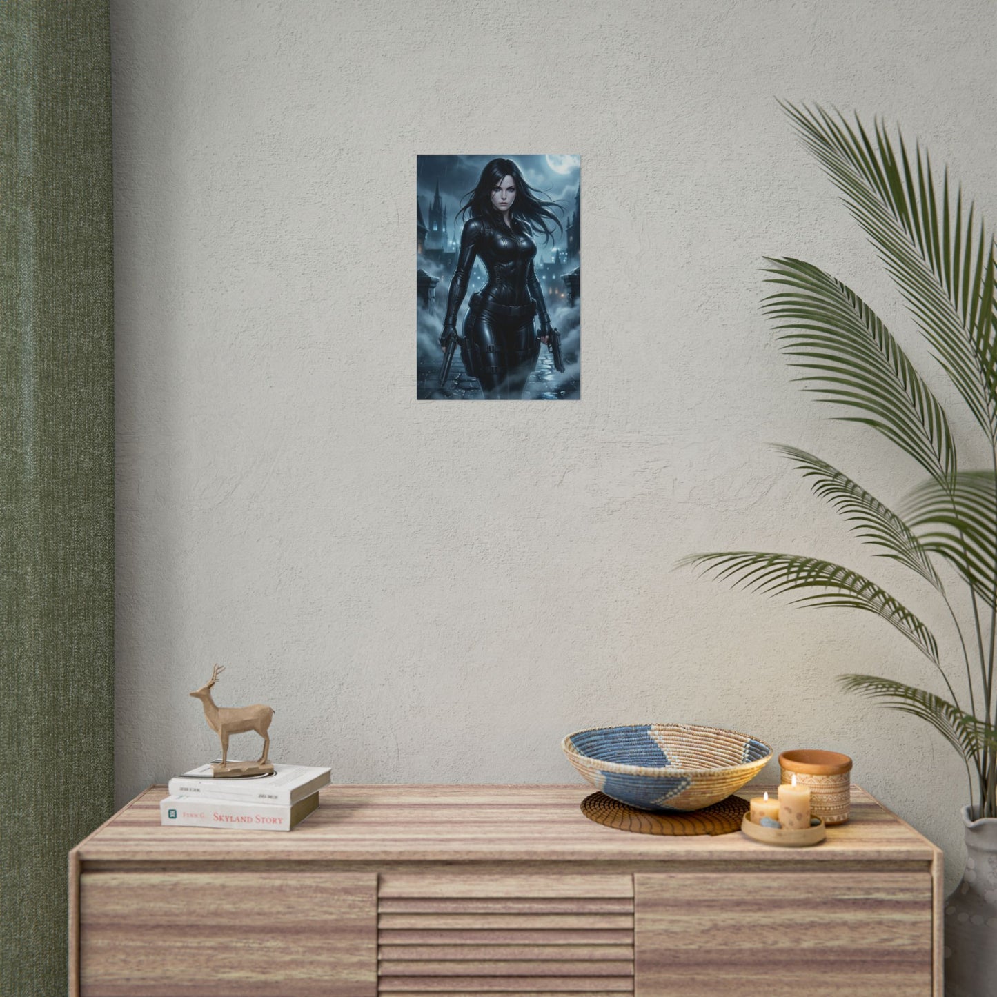 Selene Underworld Poster Vampire Woman Wall Art Dark Fantasy Gothic Print Movie Character Gaming Room Decor Gift