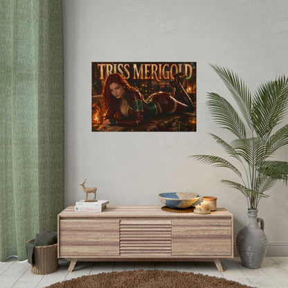 Triss Merigold The Witcher Wall Art Poster Gaming Decor Collectible Gamer Gift