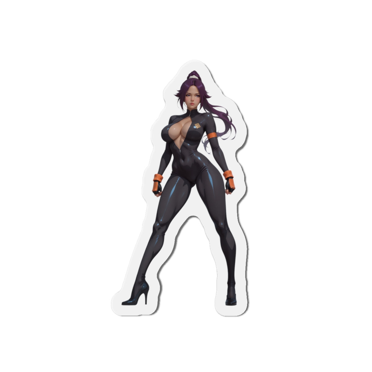 Yoruichi Shihouin Magnet – Bleach Anime Girl Fridge Magnet, Sexy Warrior Decor