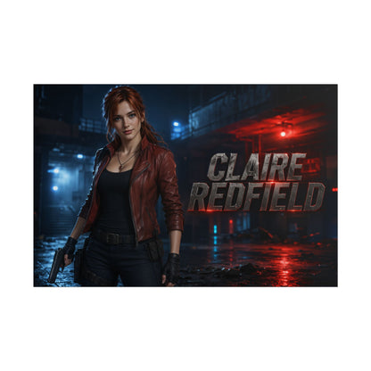 Claire Redfield Character Wall Art Gaming Poster Office Room Decor Gift