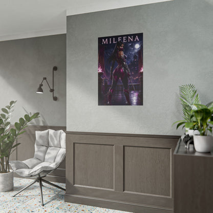 Mileena Mortal Kombat Poster MK Gaming Wall Art Print Decor