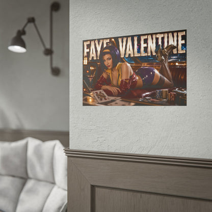 Anime Room Decor Faye Valentine Cowboy Bebop Poster Wall Art Character Print