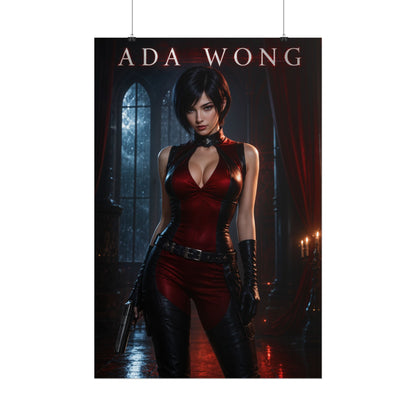 Ada Wong Resident Evil 4 Remake Poster Gaming Wall Art Print