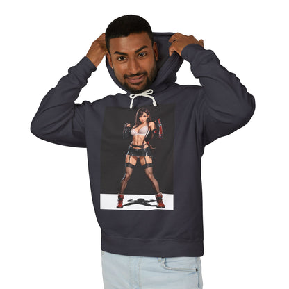 Tifa Lockhart Hoodie | Kampfsportheldin Hoodie | Anime-Kämpferin Pullover