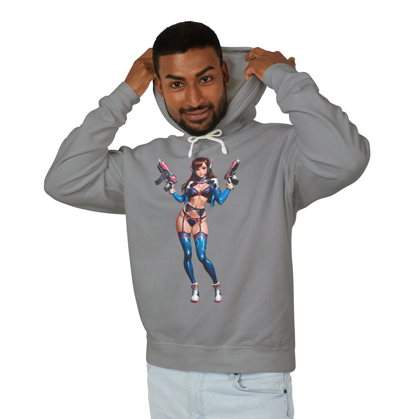 D.Va-Hoodie | Süßer Overwatch-Hoodie | Pinker Anime-Gamer-Pullover