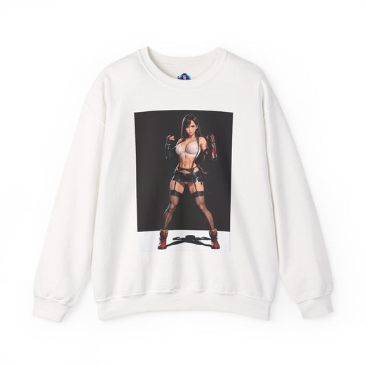 Tifa Lockhart Sweatshirt, RPG-Heldinnen-Pullover, Premium-Gaming-Streetwear für Fans