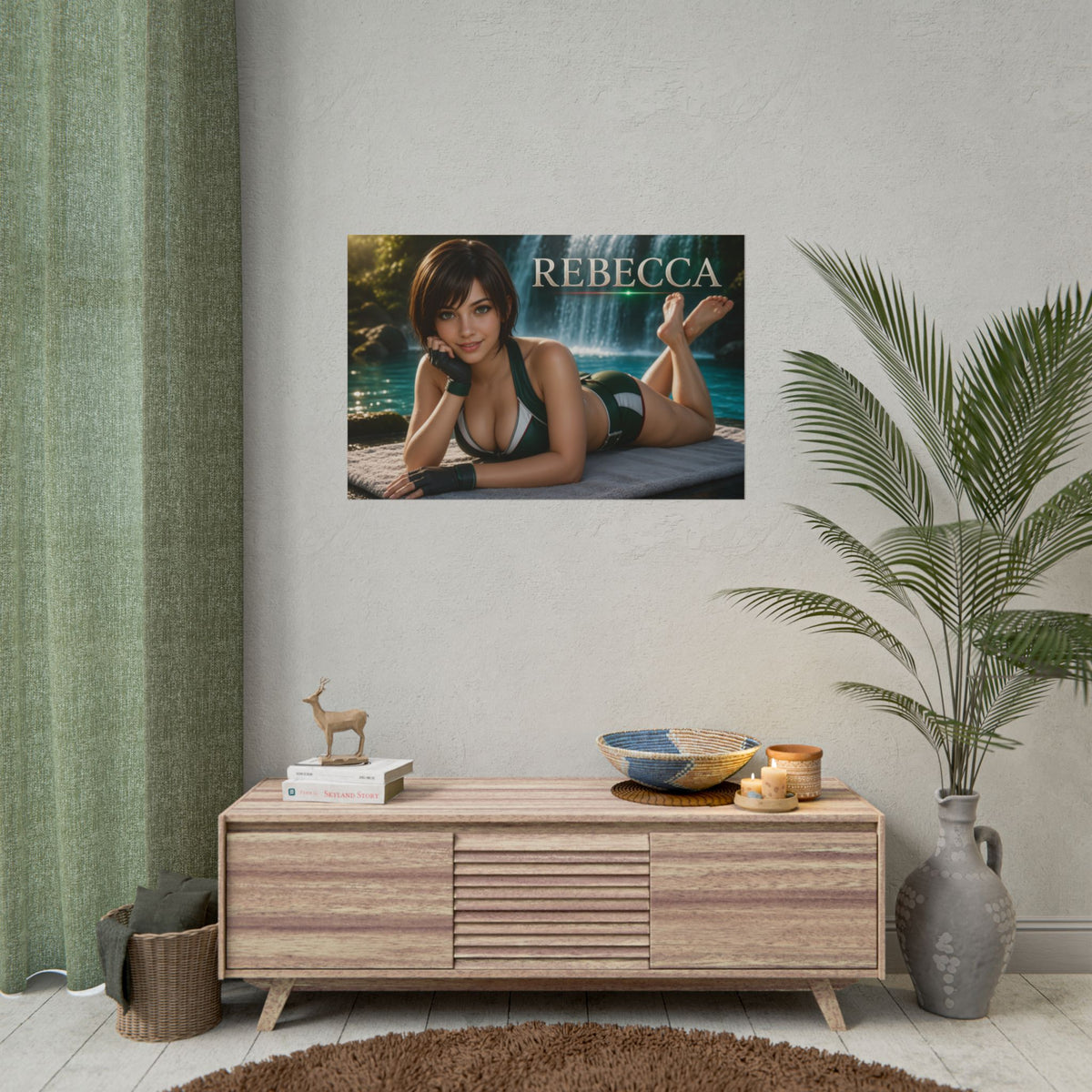 Gaming Wall Art Rebecca Chambers Poster Game Room Decor Gamer Gift Art Print
