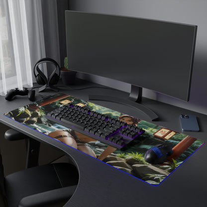 Килимок для столу Revy – світлодіодний RGB-підкладка, ігровий комплект для дівчат з аніме Waifu