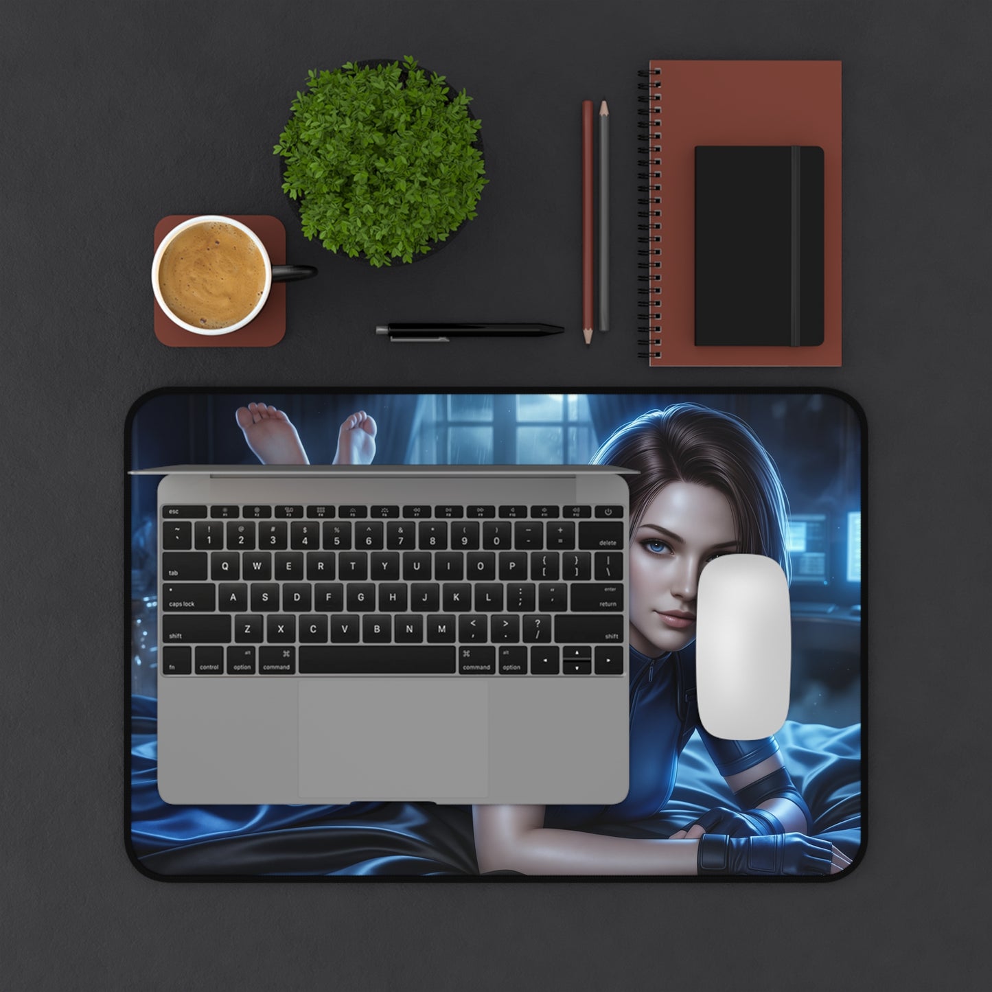 Resident Evil Mouse Pad, Jill Valentine Desk Mat, XXL Pad