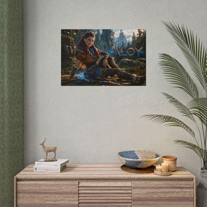 Gaming Wall Art Aloy Horizon Poster Game Room Decor Gamer Gift Art Print
