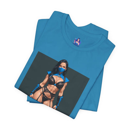 Kitana T-Shirt | Mortal Kombat Grafik-T-Shirt für Gamer &amp; Anime-Fans | Prinzessin Kriegerin Shirt