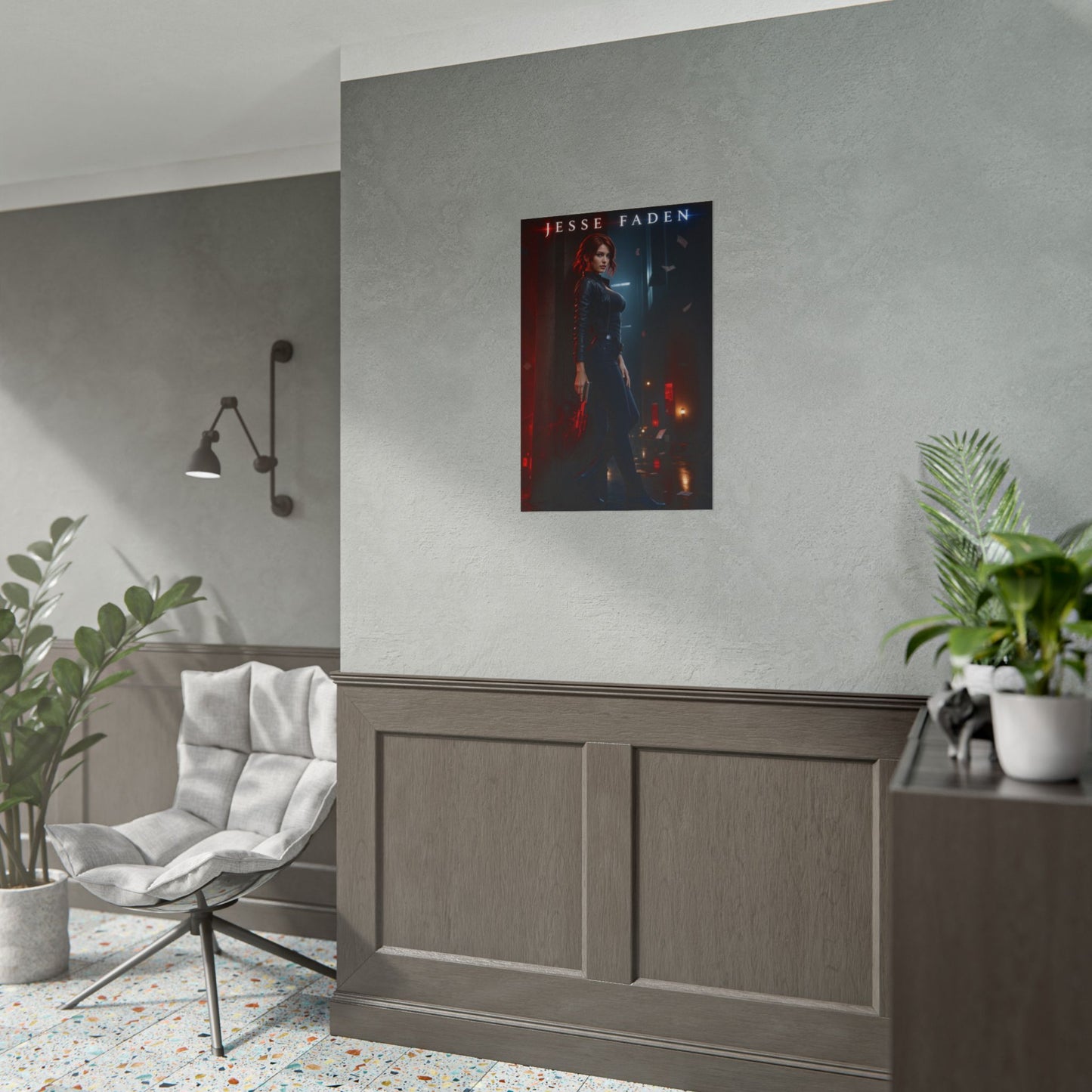 Jesse Faden Control Poster Remedy Game Wall Art Print Decor