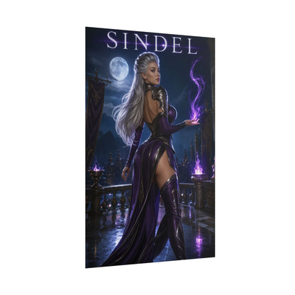 Mortal Kombat Sindel Poster Edenian Queen Wall Art Print Decor