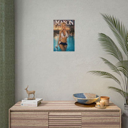Gaming Wall Art Manon Street Fighter Poster Bedroom Game Room Decor Art Print