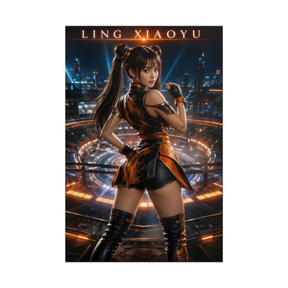 Tekken Ling Xiaoyu Poster Fighting Game Wall Art Print Decor