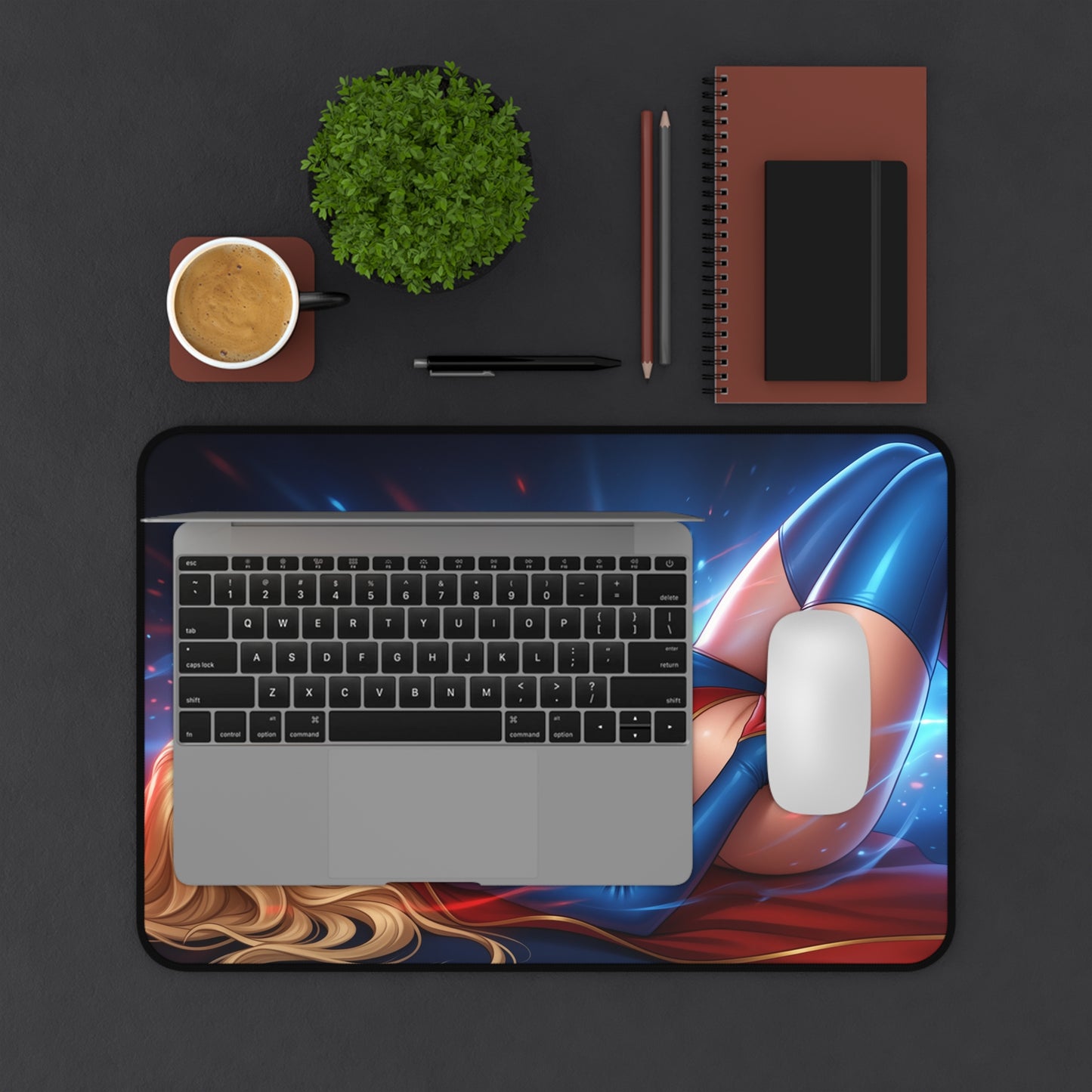 DC Comics Mouse Pad, Supergirl Desk Mat, Large Desk Pad