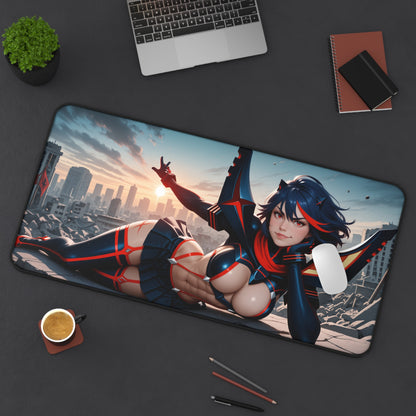 Килимок для столу Ryuko Matoi, килимок для миші з аніме-дівчиною-файтингом, налаштування столу для екшн-ігор