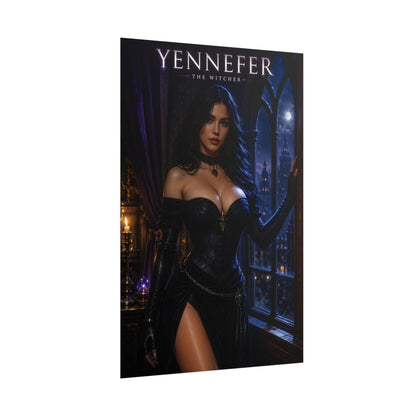 Yennefer Poster, Witcher Gaming Wall Art, Fantasy Poster, Bedroom Decor